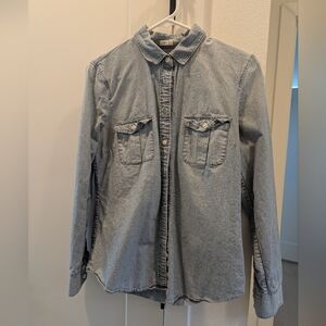 J Crew Classic Chambray Shirt Perfect Fit